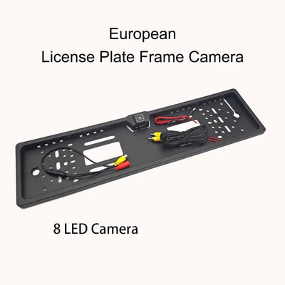 European LED License Plate Rearview Camera For Truck SUV Camper Night Vision - stepyours.com