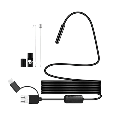 5.5mm Sewer Endoscope Type C Mini Camera For Android Compact Borescope Hooks - stepyours.com