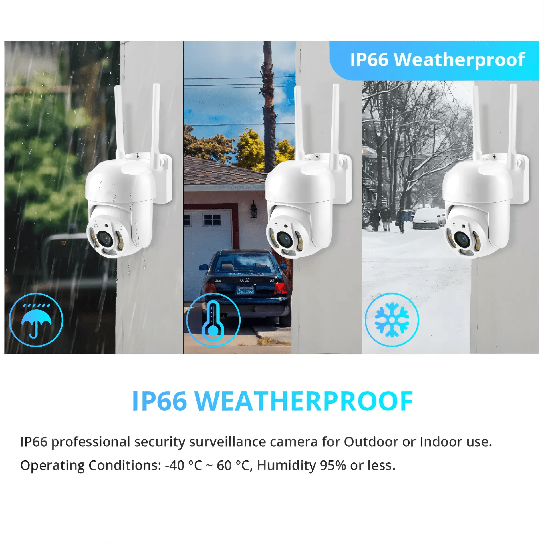 Tuya 4MP PTZ Outdoor WiFi Security Camera - IP66 Weatherproof AI Tracking - stepyours.com