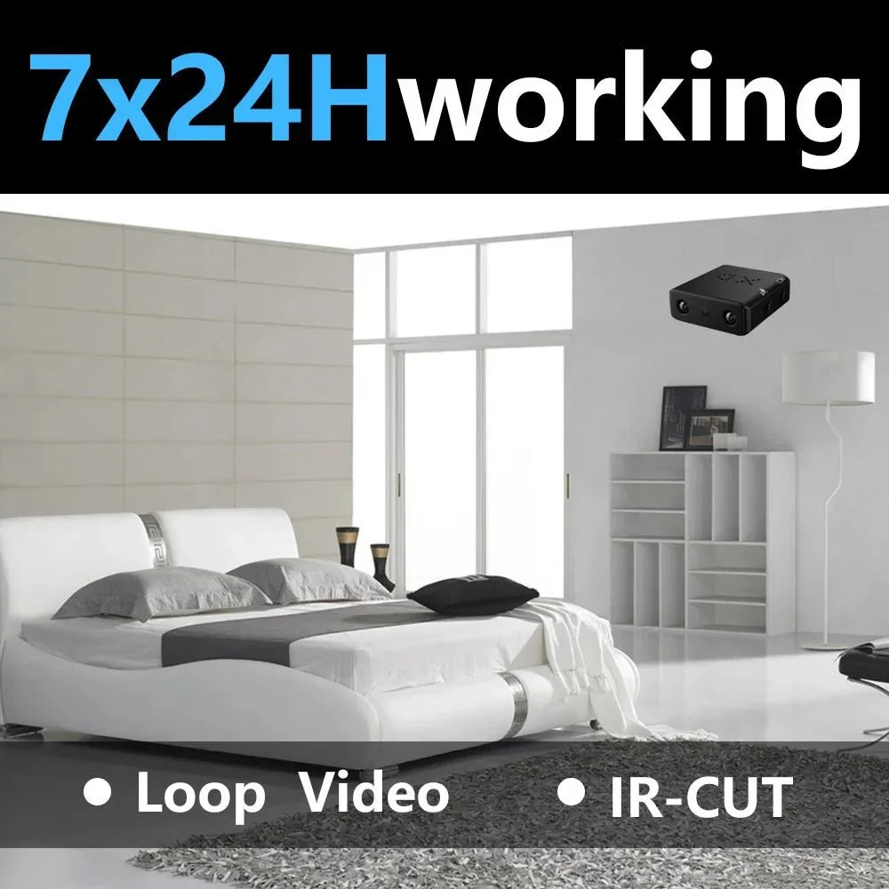 Mini Camera 1080P No WiFi Night Vision For Home Security - stepyours.com