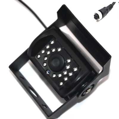 HD Parking Rear View Camera For Truck RV Trailer 18 LED Night Vision Waterproof - stepyours.com