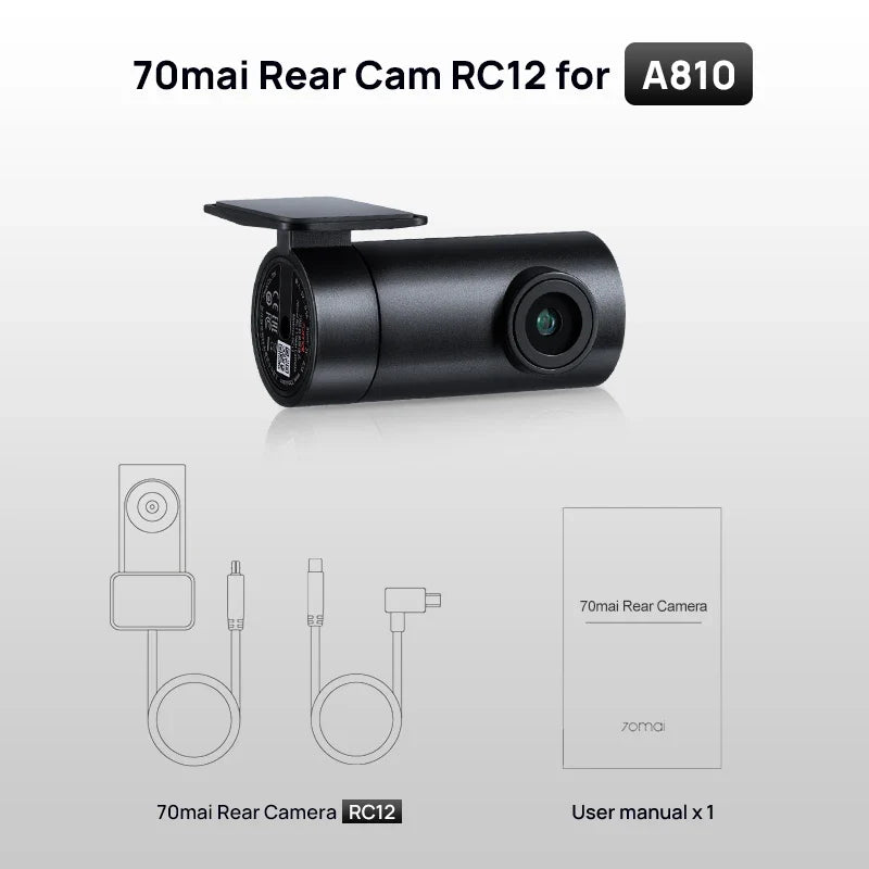 70mai Rear Camera RC Series For A800SE A510 A200 X800 T800 - stepyours.com