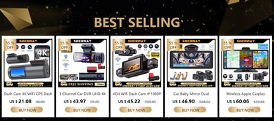 4K Dash Cam With WiFi GPS Mini Front Car DVR 24H Parking G Sensor - stepyours.com