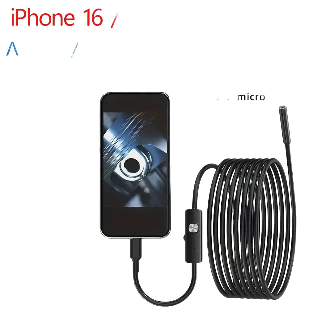 HD1920P Endoscope Camera - Type C Inspection For Car Sewer And Pipeline IP67 - stepyours.com