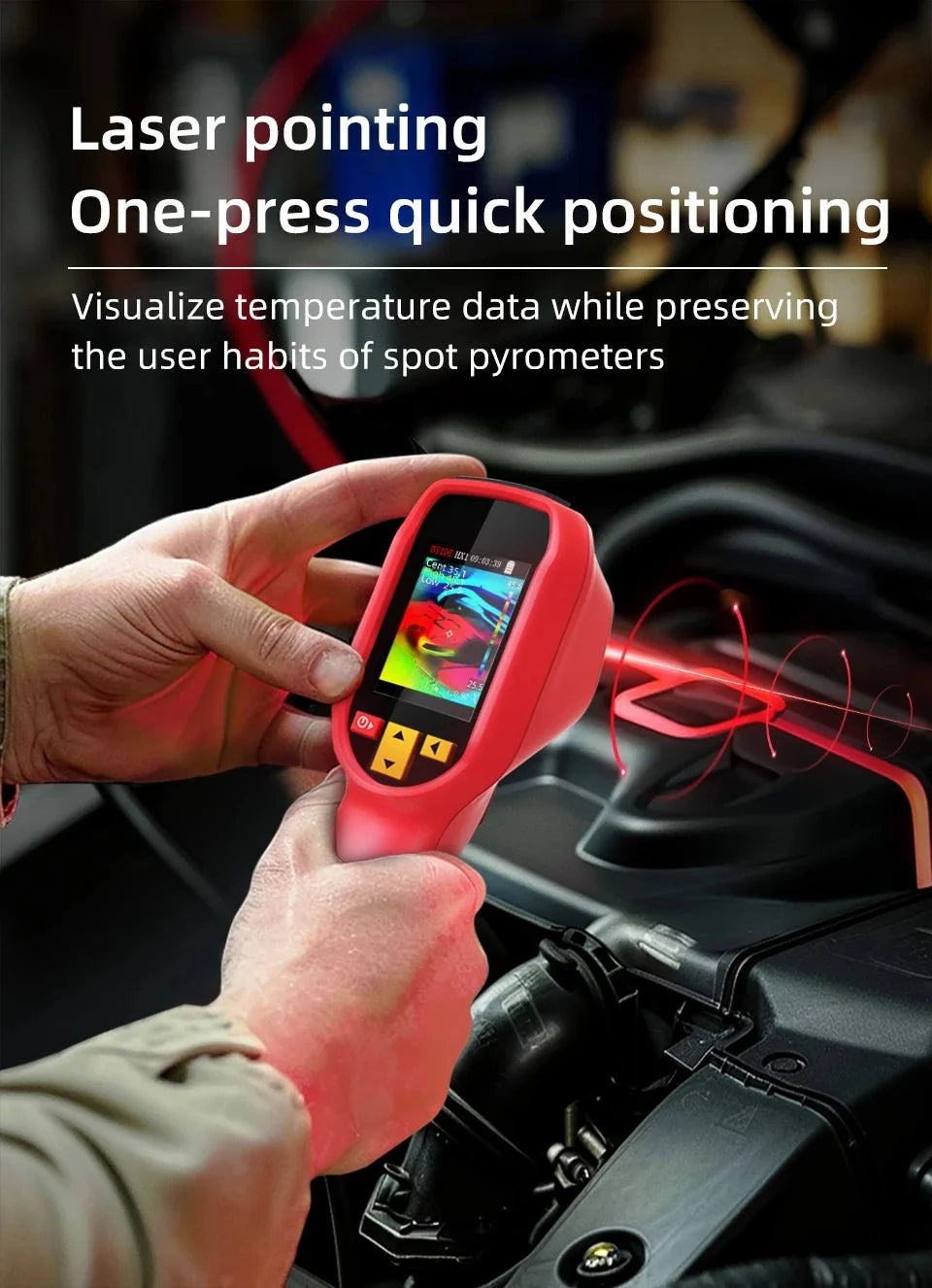 BSIDE HX1 Handheld Thermal Imaging Camera - 240x240 IR for PCB and Automotive - stepyours.com