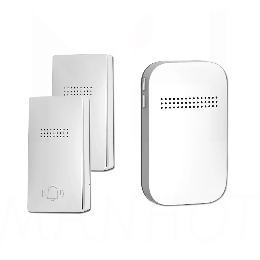 Smart Wireless Waterproof Doorbell 38 Ringtones Plug Button - stepyours.com