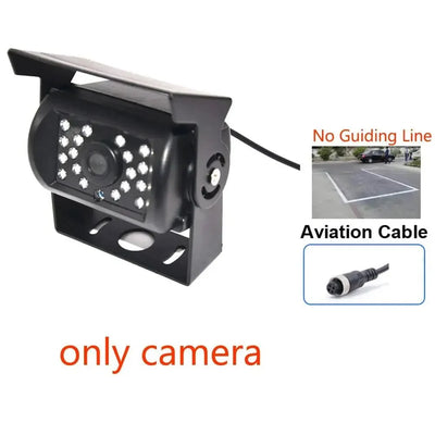 HD Parking Rear View Camera For Truck RV Trailer 18 LED Night Vision Waterproof - stepyours.com