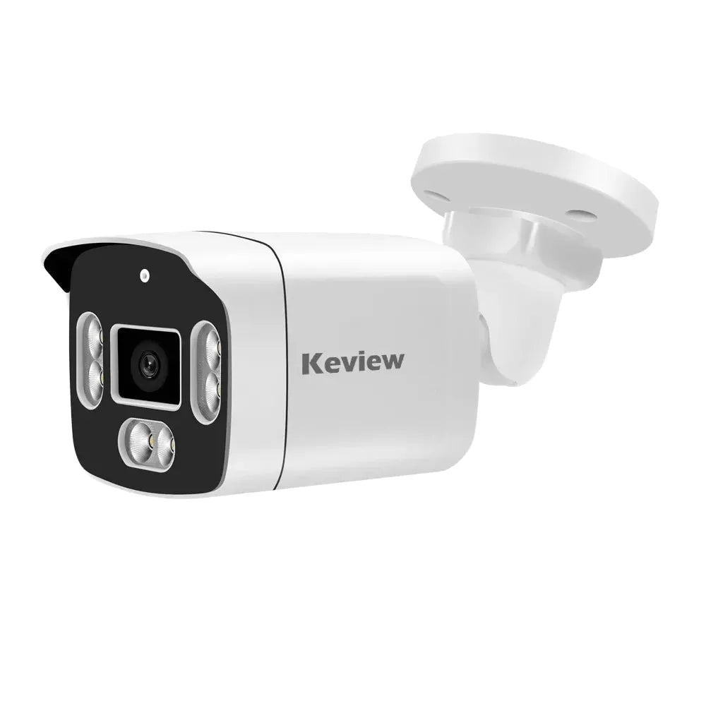 Keview PoE IP Camera - 8MP 4K Outdoor Security Bullet H265 IP66 Weatherproof - stepyours.com