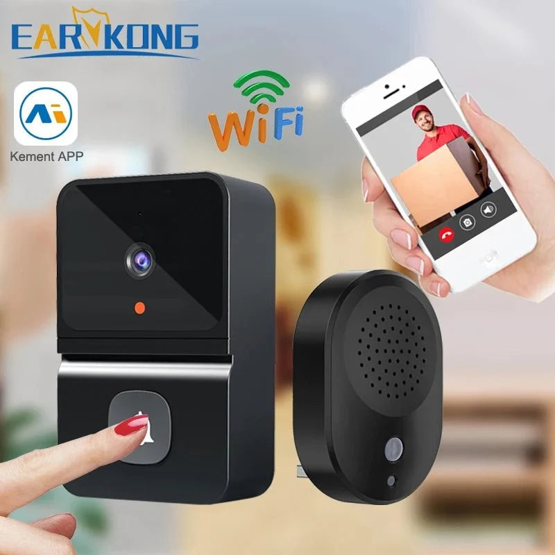 Intelligent Wireless Doorbell Waterproof 100m Range Camera - stepyours.com