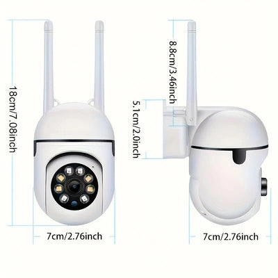 BoyKeep 2 Pack Wireless 1080P Security Cameras With Color Night Vision - stepyours.com