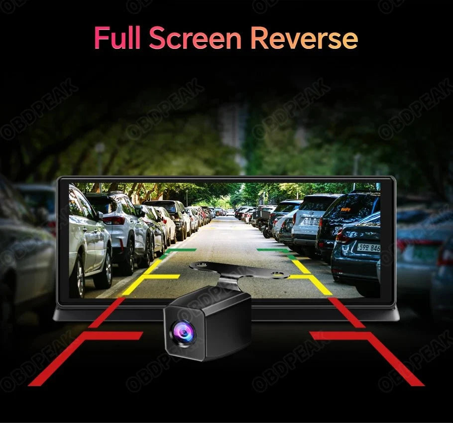 K2 Pro Dash Cam 11.3 Inch 4K 2160P GPS Wireless CarPlay Dual Lens - stepyours.com