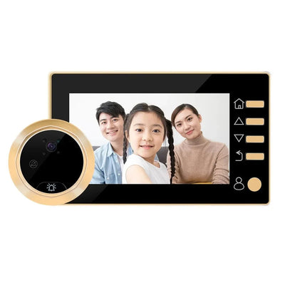 Smart Peephole Doorbell 3 Inch 1080P 140 Degree Camera - stepyours.com