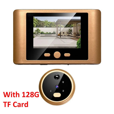 2.8 Inch LCD Peephole Door Camera With IR Night Vision - stepyours.com