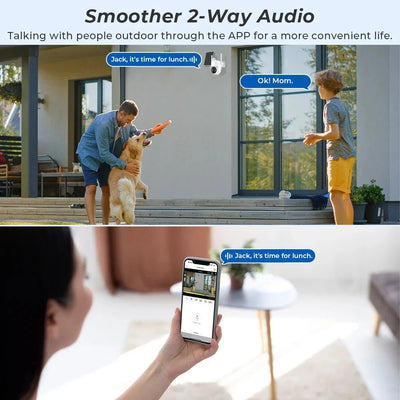 WiFi Solar PTZ Outdoor Camera 4MP HD With Long Standby Battery And iCsee App - stepyours.com