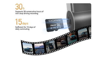 DDPAI Mini Pro 2K Dash Cam With WiFi Night Vision Voice Control Parking Monitor - stepyours.com