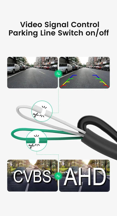 Car Rear View Camera AHD 1080P Full HD 170 Wide Angle Night Vision - stepyours.com