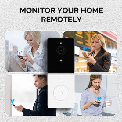 MOES 1080P WiFi Video Doorbell Two Way Audio Night Vision - stepyours.com