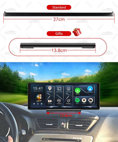 K60 Pro 11.3 Android 14 Screen GPS CarPlay Android Auto Dash Cam 1080P RearView - stepyours.com