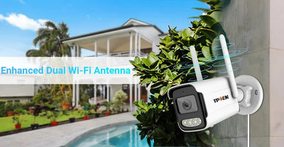 4K 8MP Outdoor WiFi Security Camera - Waterproof Bullet With Night Vision - stepyours.com