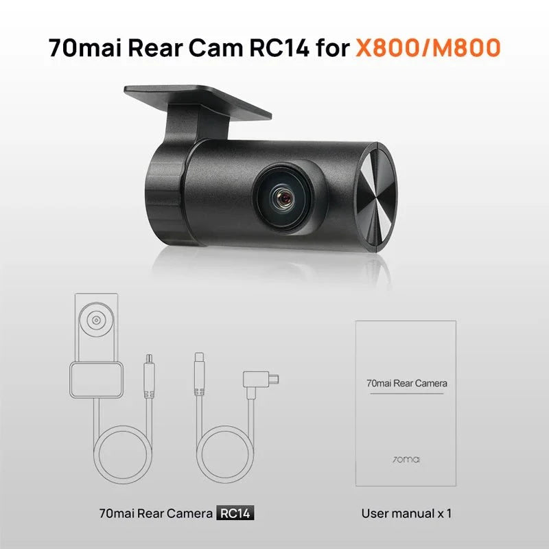 70mai Rear Camera RC Series For A800SE A510 A200 X800 T800 - stepyours.com