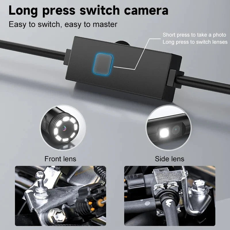 HD1080P Endoscope 3in1 USB Type - C Dual Camera for iPhone Android.add Hooks - stepyours.com