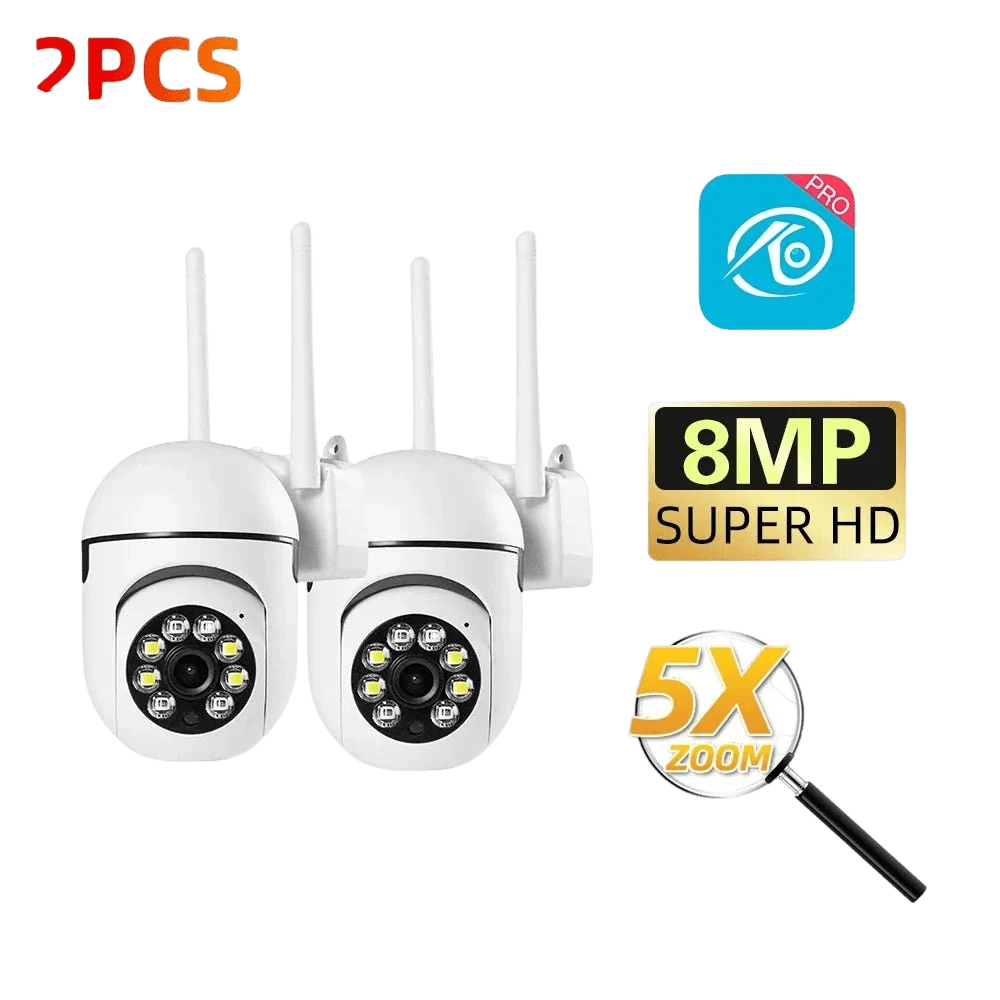 OKam Pro Indoor 8MP WiFi IP Camera - Smart Tracking And 355 Degree Pan - stepyours.com