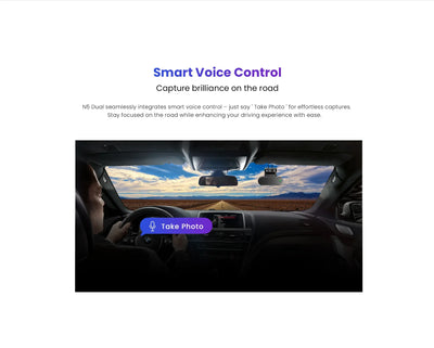 DDPAI N5 Dual Front and Rear Dash Cam 4K Ultra HD GPS ADAS Night Vision - stepyours.com