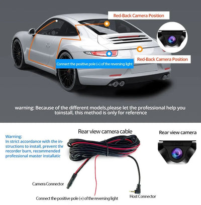ACCEO 4K WIFI Dash Cam 12 Inch Rearview Mirror Car DVR Recorder - stepyours.com
