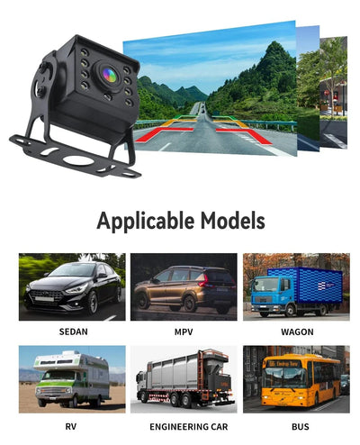 HD Full Color Night Vision Truck Reversing Camera 12V 24V 1080P 720P - stepyours.com