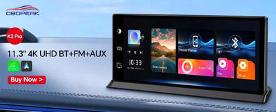 K60 Pro 11.3 Android 14 Screen GPS CarPlay Android Auto Dash Cam 1080P RearView - stepyours.com