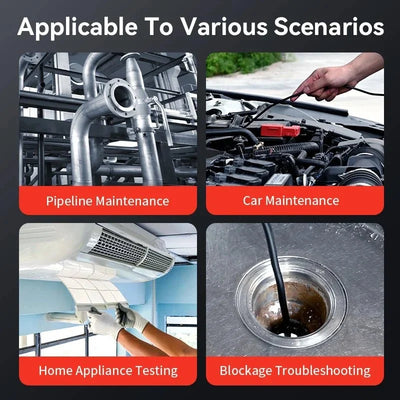 Two - Way 360 Degree Rotating Borescope - 1080P IP67 6mm Probe For Android iOS - stepyours.com