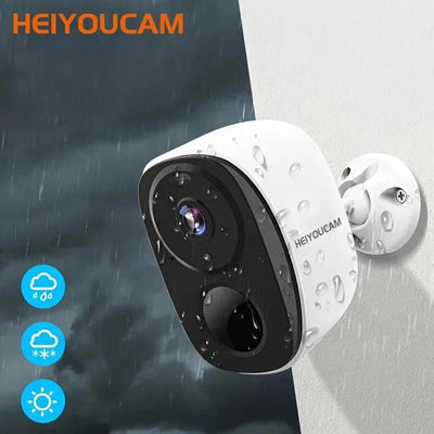 HEIYOUCAM BW4 Wireless Outdoor Security Camera - 2K 3MP Battery 2 Way Audio - stepyours.com