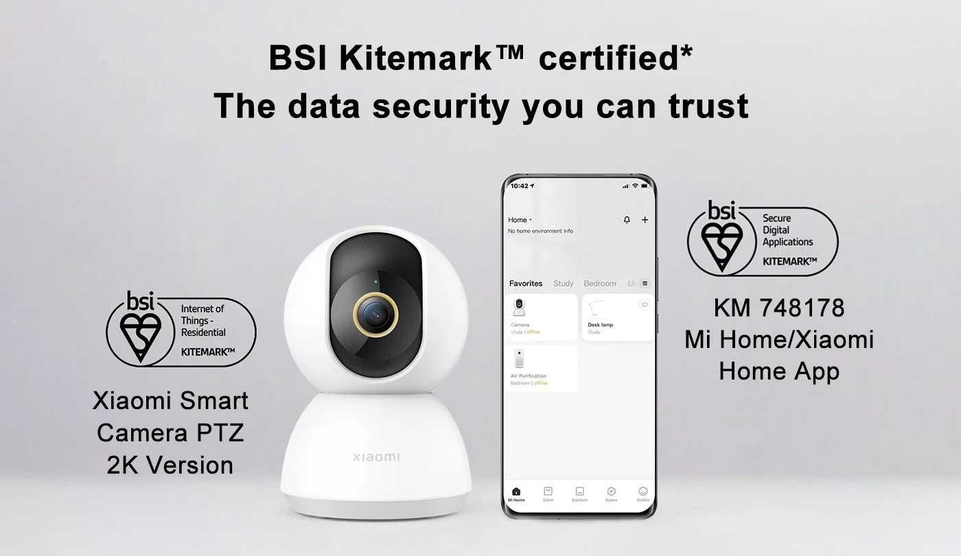 Xiaomi Smart Camera - 360 Degree Indoor Security With 2K Clarity by stepyours.com
