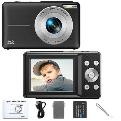 2024 Digital Camera 2.4 Inch 1080P Rechargeable For Kids Beginner Gift - stepyours.com