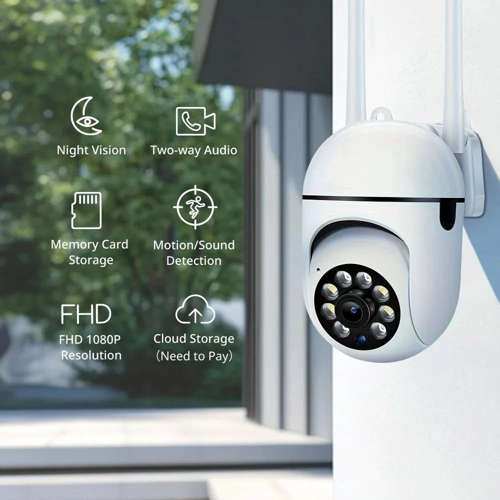 BoyKeep 2 Pack Wireless 1080P Security Cameras With Color Night Vision - stepyours.com