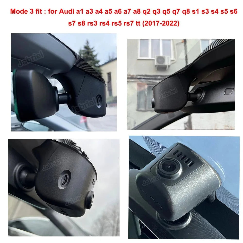 Plug And Play Audi Dash Cam With App Control 1080p Front Camera A3 A4 A5 A6 Q5 Q7 - stepyours.com