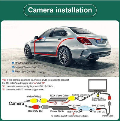 170 Degree AHD 1080P Flip Emblem Rear View Camera For VW Golf 6 7 8 - stepyours.com