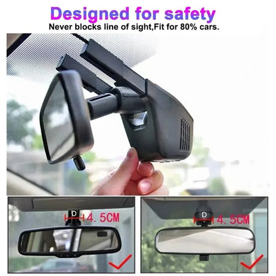4K 2160P WiFi Car DVR Dash Cam 24H Parking Monitor App Control - stepyours.com