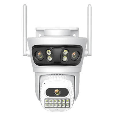 12MP Outdoor WiFi Camera - With 3 Lens PTZ AI Tracking For ICSEE App - stepyours.com