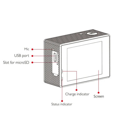 SJCAM SJ4000 Air Action Camera 4K Video 30M Waterproof WiFi Sports Cam - stepyours.com