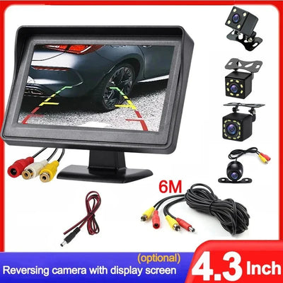 4.3 Inch Rear View Camera Monitor for Car Parking and Reversing System - stepyours.com