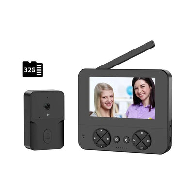 Wireless Video Doorbell 4.3 IR Night Vision Two Way Intercom - stepyours.com