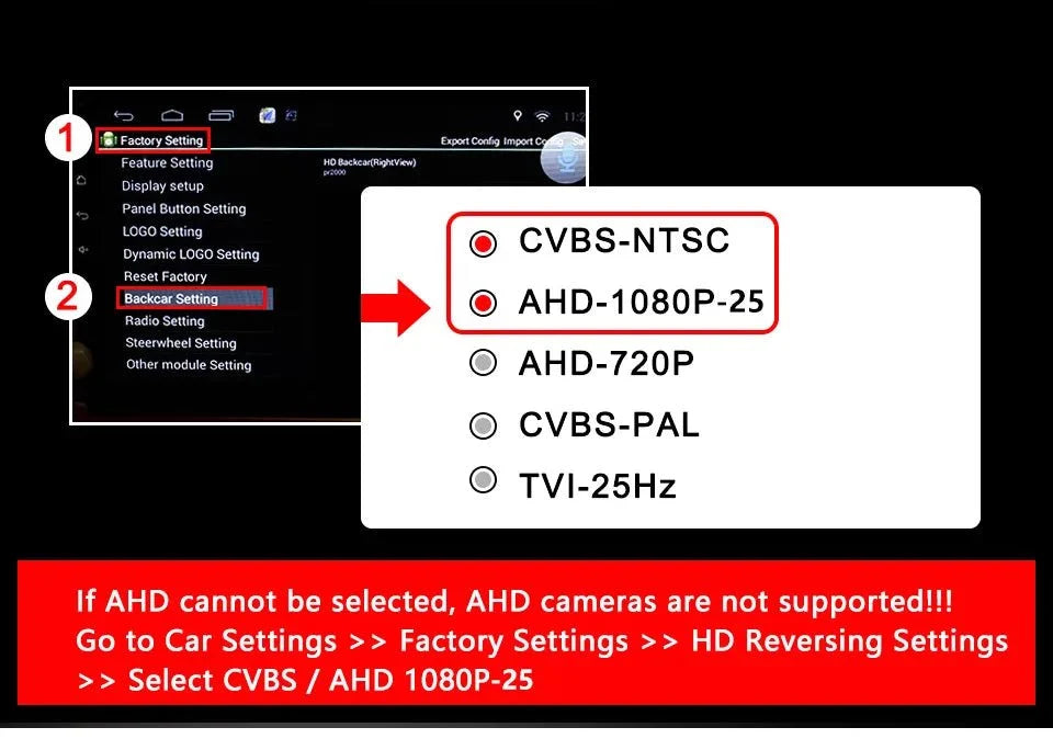 SMARTOUR AHD 1080P Reversing Camera Night Vision CVBS 6M Cable - stepyours.com