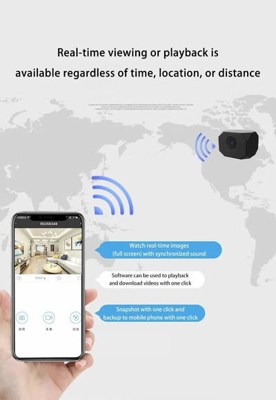 HD Mini WiFi IP Camera Motion Detection Live Alerts - stepyours.com