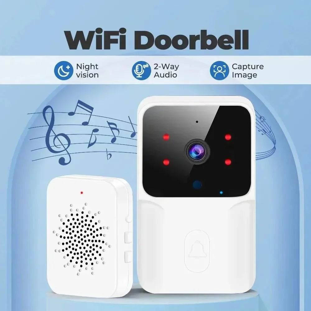 Smart WiFi Video Doorbell Night Vision Tuya Bundle - stepyours.com