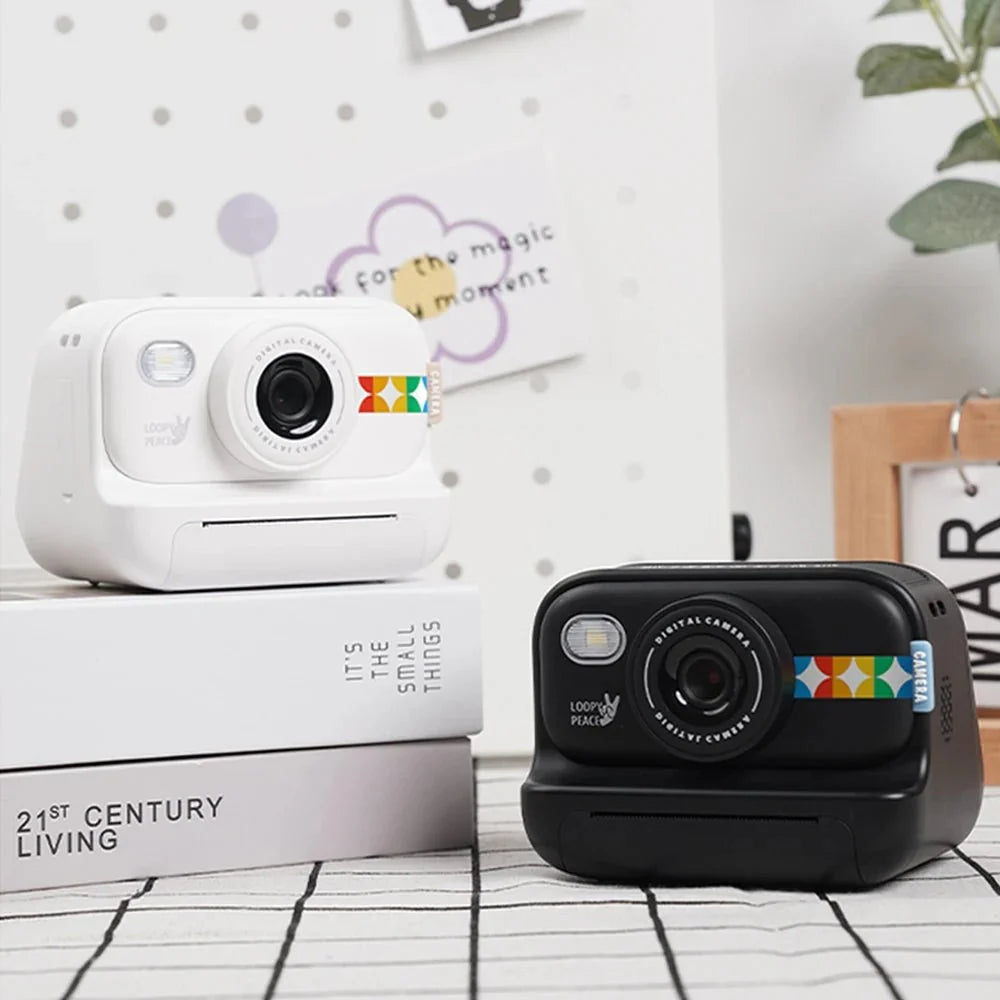 Joytrip Kids Color Instant Print Camera No Ink Thermal Paper HD Video Gift - stepyours.com