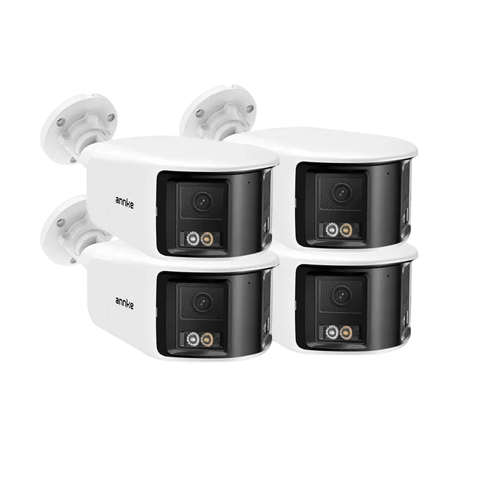 ANNKE 4K 8MP Dual - Lens Outdoor PoE Camera - 180 - Degree Wide View - stepyours.com