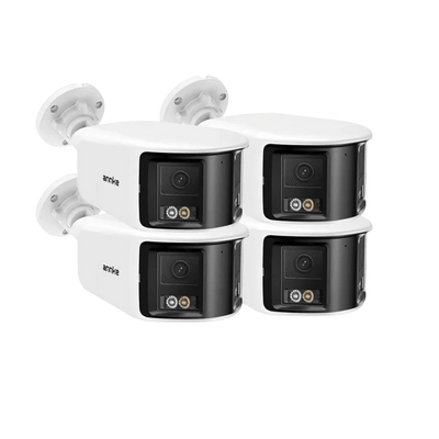 ANNKE 4K 8MP Dual - Lens Outdoor PoE Camera - 180 - Degree Wide View - stepyours.com