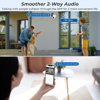 WiFi Solar PTZ Outdoor Camera 4MP HD With Long Standby Battery And iCsee App - stepyours.com