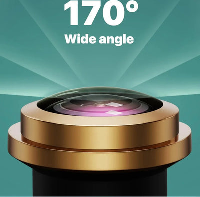 Golden Fisheye Car Rear View Camera 170 Degree AHD Waterproof Full HD Night Vision - stepyours.com